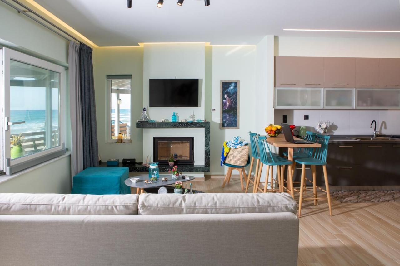 Kyma Seafront Suite By Estia Kokkini Hani Bagian luar foto