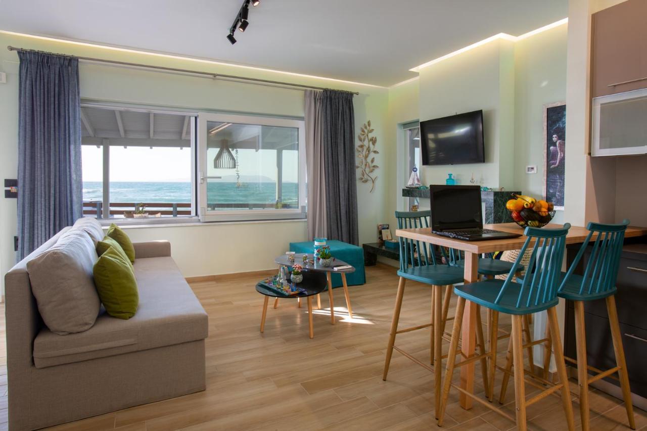 Kyma Seafront Suite By Estia Kokkini Hani Bagian luar foto